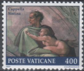 Vatikaani 1991 - Paintings of the Sistine Chapel 6/12 Vatikaani 1991 - Paintings of the Sistine Chapel 6/12