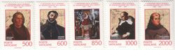 Vatikaani 1992 - Discovery of America, 500th Anniv. Paintings (5) Vatikaani 1992 - Discovery of America, 500th Anniv. Paintings (5)