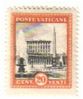 Vatican 1933 - 1933 issue 4/18 - Vatican Palace and Obelisk