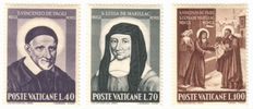 Vatikaani 1960 - Death of St. Vincent de Paul, 300th anniv. (3) Vatikaani 1960 - Death of St. Vincent de Paul, 300th anniv. (3)