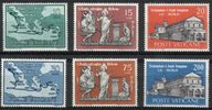 Vatikaani 1961 - Arrival of St. Paul in Rome, 1,900th anniv (6) Vatikaani 1961 - Arrival of St. Paul in Rome, 1,900th anniv (6)