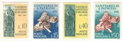 Vatikaani 1961 - Death of St. Patrick, 1,500th anniv. (4)