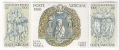 Vatican 1982 - Luca Della Robbia (1400-1482), Sculptor (1x3) Vatican 1982 - Luca Della Robbia (1400-1482), Sculptor (1x3)