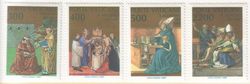 Vatikaani 1987 - Conversion of St. Augustine (354- 430) Paintings (4)