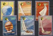 Yemen Arab Republic 1971 - Olympic city Kiel, sailing boats (6)