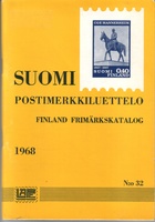 Lape Suomi Postimerkkiluettelo no 32 1968