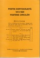 Postin Kiertokirjeitä 1813-1820 Postens Cirkulär, SFL 5