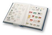 Stamp stockbooks - white pages