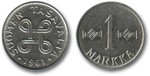 Suomi 1961 1mk markka, UNC