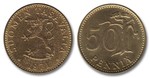 Suomi 1971 50p penniä, UNC