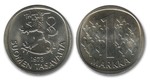 Finland 1990 1mk markka, UNC