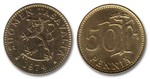 Suomi 1974 50p penniä, UNC