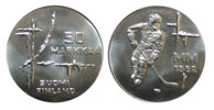 Finland 1982 World Ice Hockey Championships 50 mk