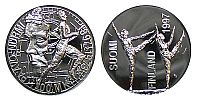 Finland 1997 Paavo Nurmi 100 mk Proof