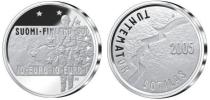 Finland 2005 10e Unknown Soldier and Film Festival silver, proof