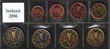 Ireland 2006 Euro coin set 1c - 2e