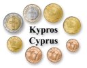 Cyprus 2008 Euro coin set 1c - 2e