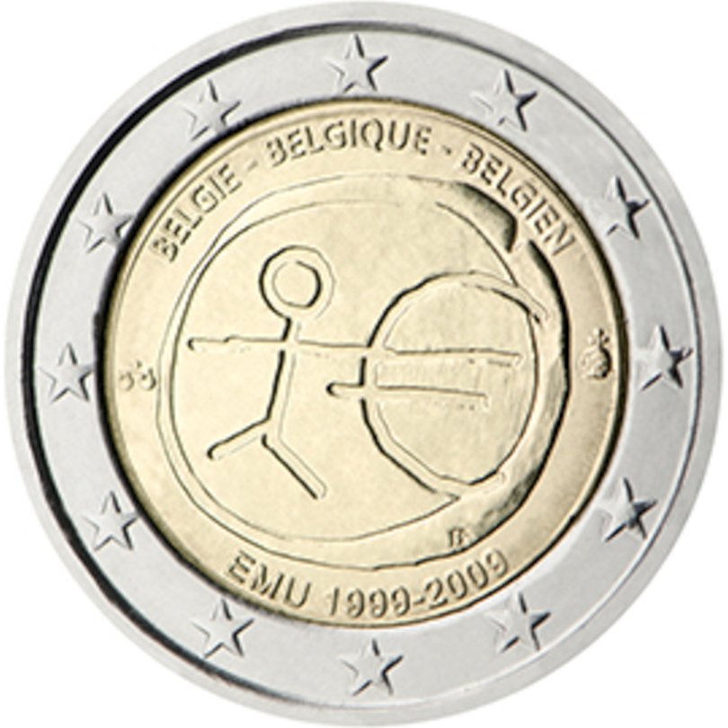 Belgia 2009 2e EMU ja euro 10 vuotta