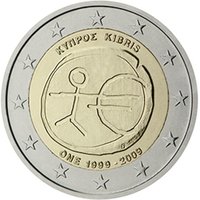 2009 Cyprus 2e 10th anniversary of EMU and Euro