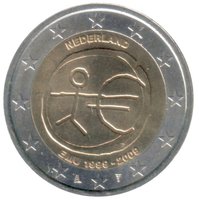 Netherlands 2009 2e 10th anniversary of EMU and Euro