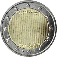 Luxembourg 2009 2e 10th anniversary of EMU and Euro