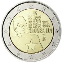 Slovenia 2011 2e 100v Franc Rozman - Stanen syntymästä