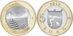 Finland 2013 5e Provincial Buildings coin VI: Savo