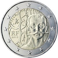 France 2013 2e Pierre de Coubertin150th Anniv.