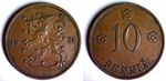 Suomi 10 penniä 1931 (käytetty)