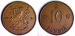 Finland 10 penni 1931 (used)