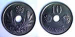 Suomi 10 penniä 1944 (käytetty)