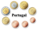 Portugal 2006 Euro coin set 1c - 2e