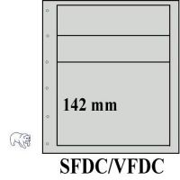 Hagner - Visir FDC lehti 3 taskua 40+60+142 mm musta 10kpl