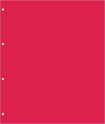 Red interleaving pages, pack of 10