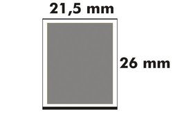 21.5 x 26 Postimerkkitaskut, musta tausta