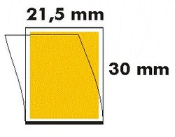 21,5 x 30 Postimerkkitaskut, läpinäkyvä tausta