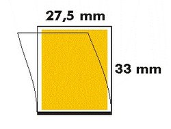 27.5 x 33 Postimerkkitaskut, läpinäkyvä tausta