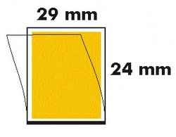 29 x 24 Postimerkkitaskut, läpinäkyvä tausta