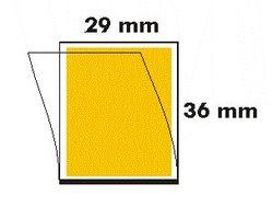 29 x 36 Postimerkkitaskut, läpinäkyvä tausta