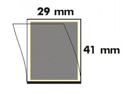 29 x 41 Postimerkkitaskut, musta tausta