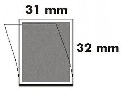 31 x 32 Postimerkkitaskut, musta tausta