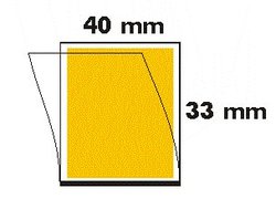 40 x 33 Postimerkkitaskut, läpinäkyvä tausta