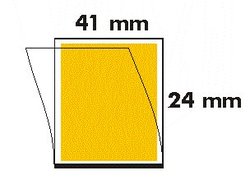 41 x 24 Postimerkkitaskut, läpinäkyvä tausta