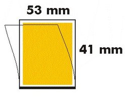 53 x 41 Postimerkkitaskut, läpinäkyvä tausta