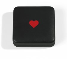 Jewelry case with heart coin case