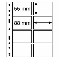 Optima 4VC lehdet 8x 55x88mm kirkas 10 kpl