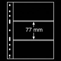 Optima 3S lehdet 3 taskua 77mm musta 10 kpl