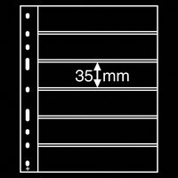 Optima 6S lehdet 6 taskua 35mm musta 10 kpl