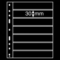 Optima 7S lehdet 7 taskua 30mm musta 10 kpl
