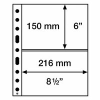 Grande 2C Sheets 2-pockets 150mm clear 5 pcs